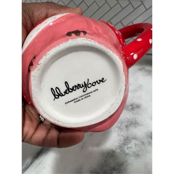 Valentine day Hearts Owl Mug by blueberry cove - Picture 6 of 6